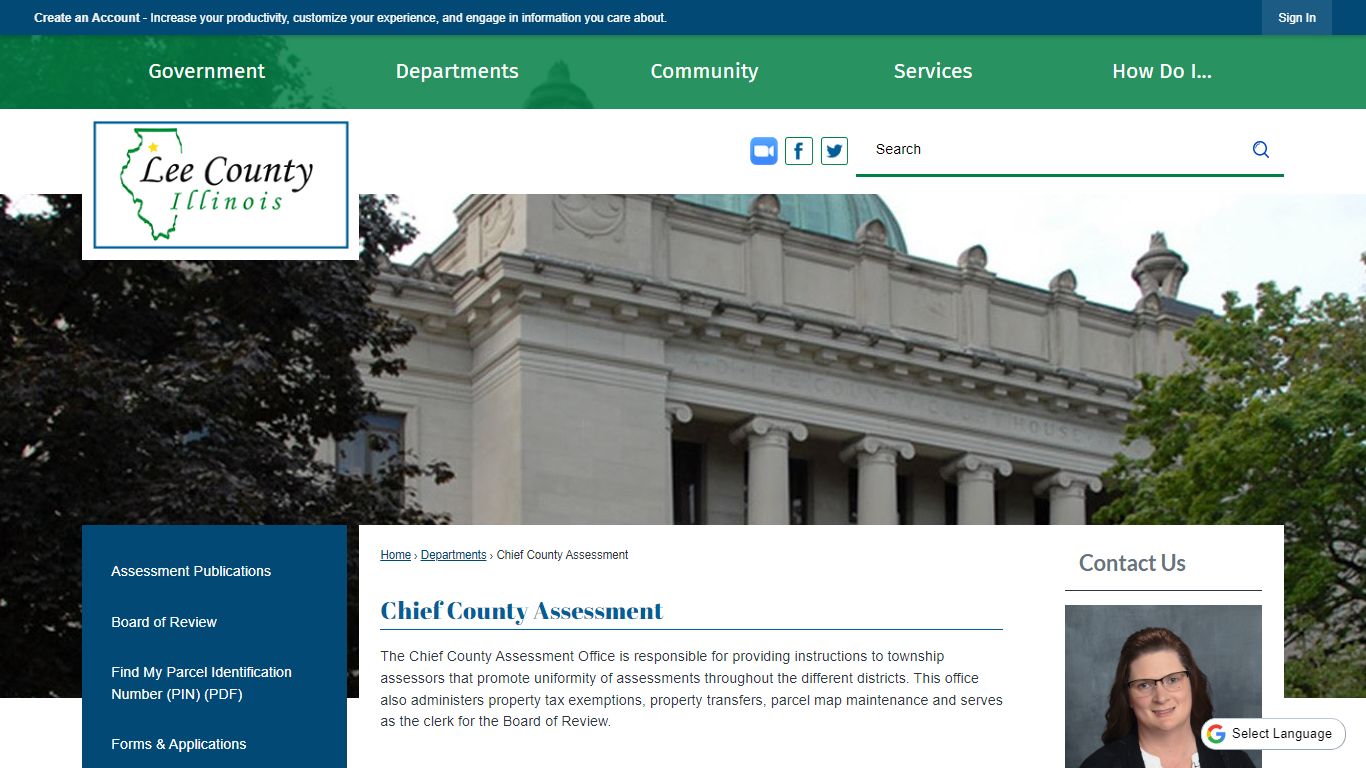 Chief County Assessment | Lee County, IL